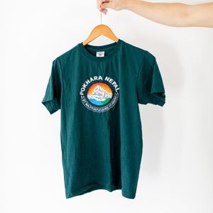 Pokhara Nepal Stitched Tee